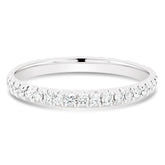 White Diamond Band Ring